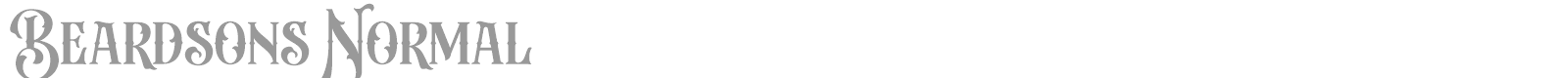 Beardsons font preview